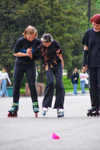 Катание на роликах в Roller school Almaty на Толе би 59, 1, Алмалинский район